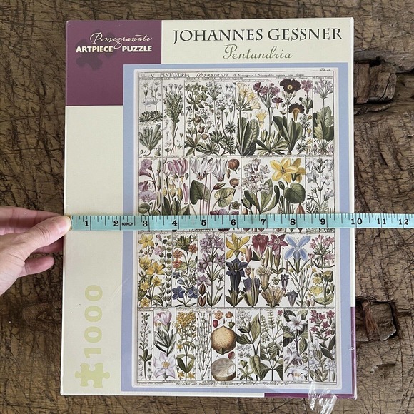 Botanical Johannes Gessner Pentandria Puzzle 1000 pc Victorian Flowers NEW - Picture 6 of 7